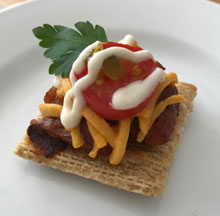 celebrate jackfruit canapes