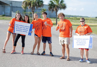 Walk volunteers